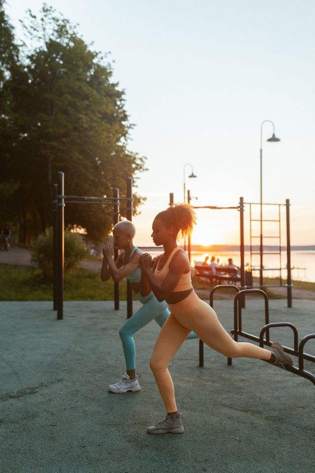 Using exercise as a way to manage stress.