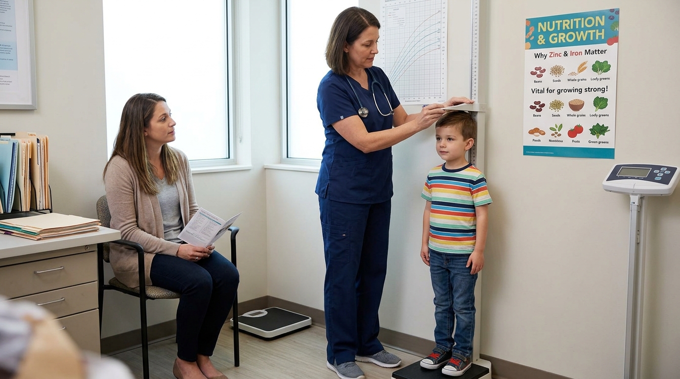 zinc deficiency symptoms in children